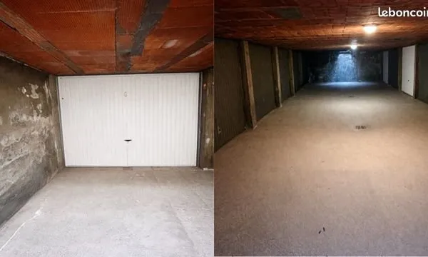 Garage fermé 15m2 avec Éclairage et Électricité (Zero frais d'agence)