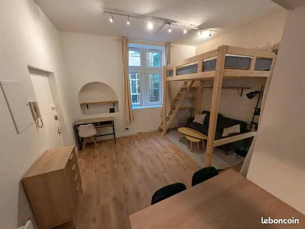 Studio 25m2 meublé Saint Michel