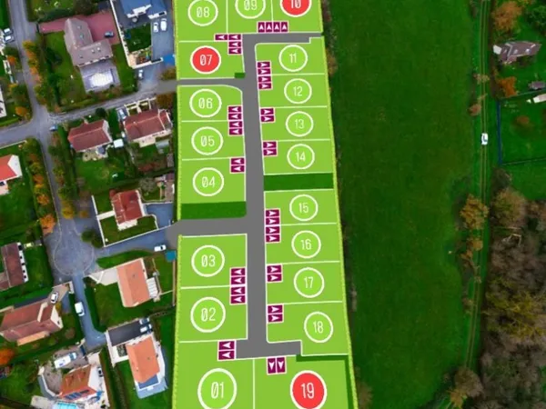 Terrain 396 m²