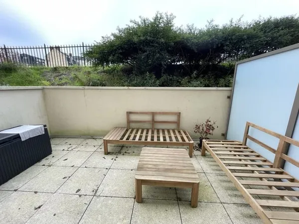 Studio de 22.5m² - gare de rouen - terrasse