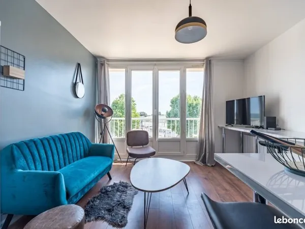 🏠 Bel appartement T5 meublé (66m²) - 4 chambres - Le Petit-Quevilly / Rouen 🏠