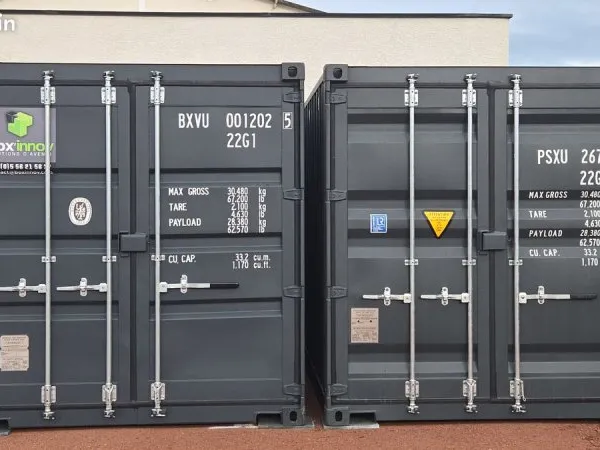 Containers/conteneurs maritime 20 pieds