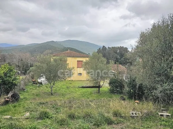 Maison 5 pièces, 4 chambres, grand garage de 100 m2, atelier, terrain de 4186 m2 c0nstructible à FRA