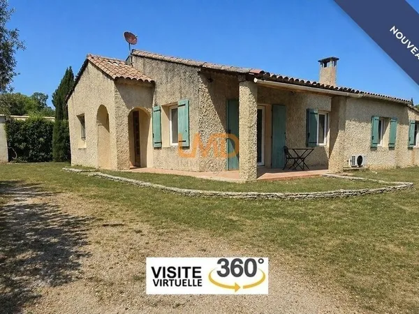 Maison plain-pied, garage, terrain 826 m², au calme avec vue dég