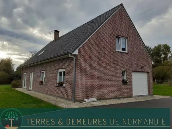 Propriété récente avec prés proche commodités de Thiberville (27