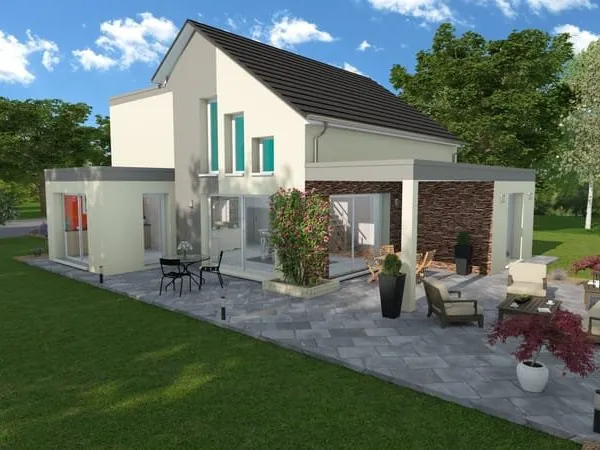 Terrain+Maison à Vernoy 3 chambres