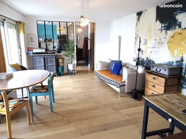 Centre ville : appartement avec grande terrasse de 34 m2