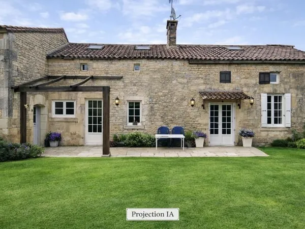 Maison 2 chambres, jardin, grange, 10 mn de Cognac