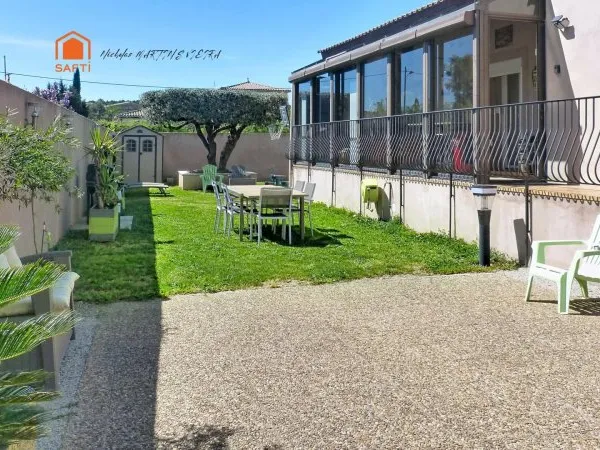 Maison individuelle de plain-pied avec jardin idéale famille