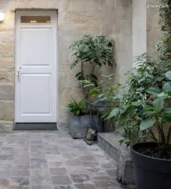 Bureau équipé, douche/wc privé & accès terrasse - Paris 20
