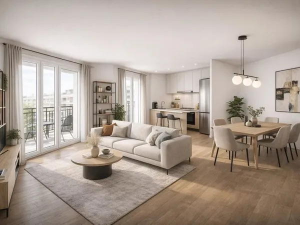 Appartement 4 pièces 60 m²