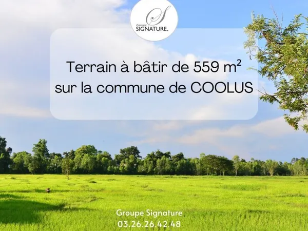 Terrain 559 m² Coolus