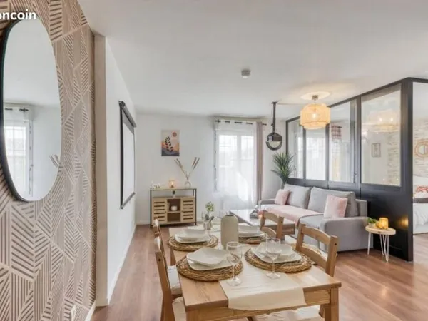 T2 Meublé avec Jardin - Corbeil-Essonnes - Disponible immédiatement