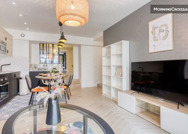 T2 rénové avec cour privée