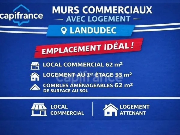 Local commercial 3 pièces 115 m²
