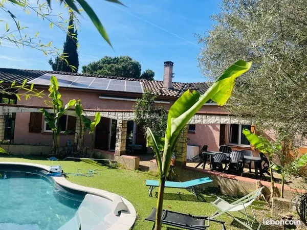 Maison + terrain exploitable 1700 m² - Idéal particulier ou pro - Piscine