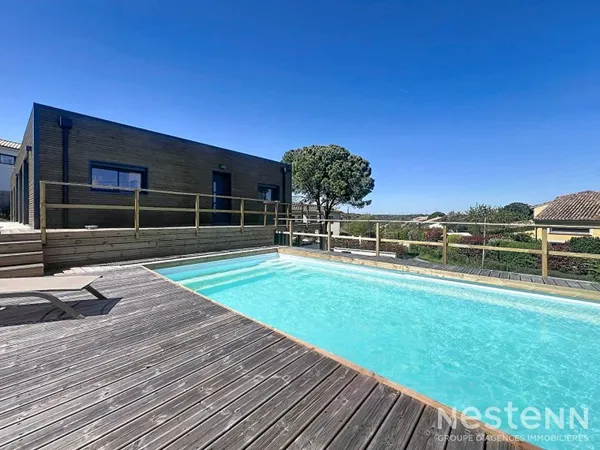 Maison Contemporaine d'Exception à Castanet-Tolosan - Clé en Main, 4 Chambres, Studio, Piscine et Ja