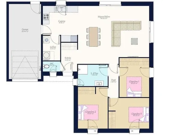 Maison 4 pièces 93 m²