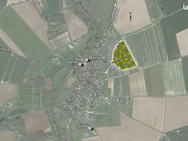 Terrain 353 m² Tauxigny