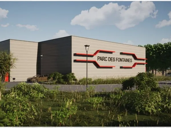 Entrepôt neuf de 268 m² avec terrain d'environ 800 m² Aéroport Valence Chabeuil