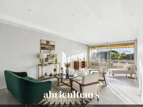 Vue mer panoramique - Élégant 4 Pièces avec terrasse - 84m² - Juan-les-Pins