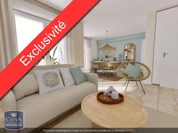 Appartement 2 pièces 45 m²
