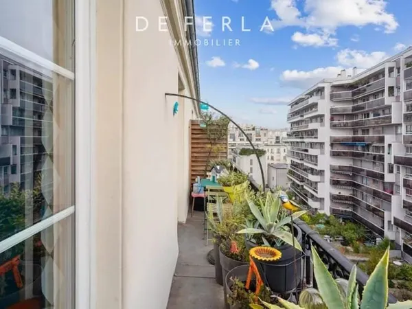 Duplex au dernier étage avec balcon - Paris XV
