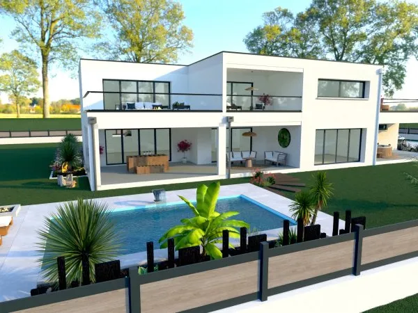 Terrain + maison 200 m²