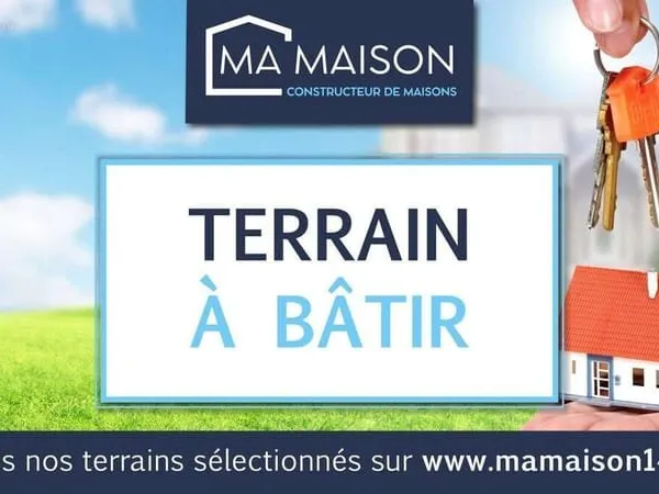 Terrain à bâtir de 335 m² à SAINT-MARTIN-DE-FONTENAY (14)
