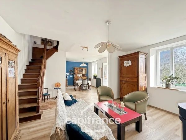 Maison à vendre 3 pièces rénovée avec terrain - Noyal-Pontivy