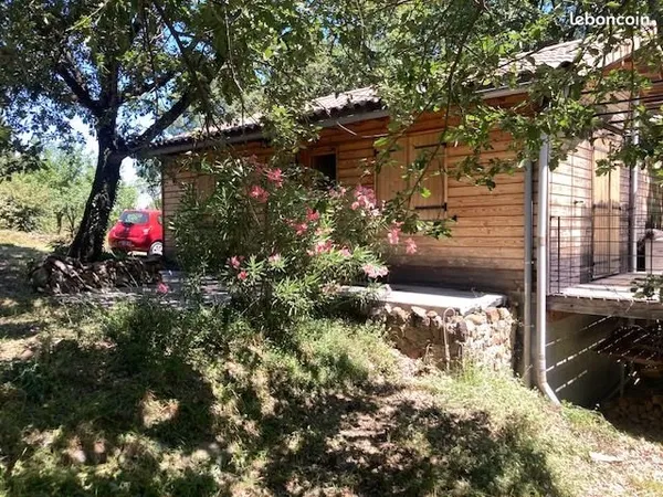🌿 Maison bois de plain-pied à vendre - Banne (Ardèche)
