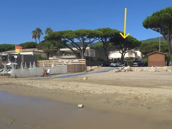 Bord de mer, 30 mètres de la plage Appartement F3 avec terrass