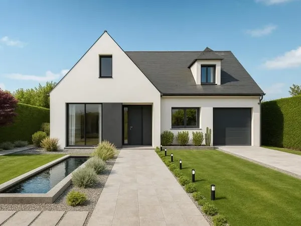 Modèle maison 90 m²
