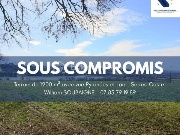 Terrain 1200 m²