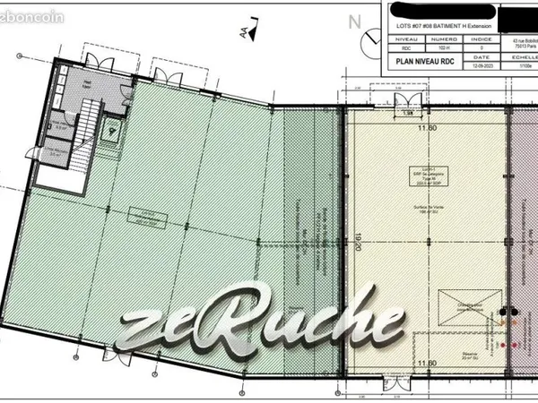 Local commercial 708 m² Ifs
