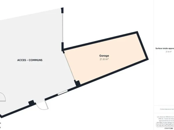 Garage 21 m2