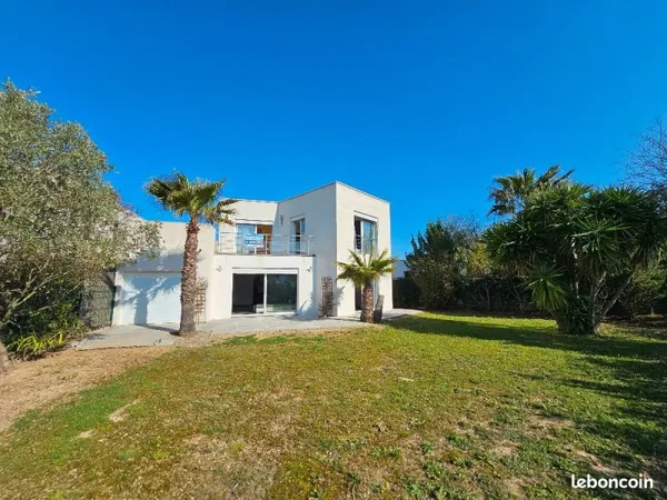 Maison contemporaine quartier Villeroy à Sète proche plage du Lido