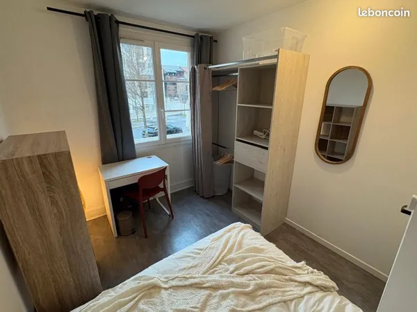 Chambre 1 pièce 16 m²