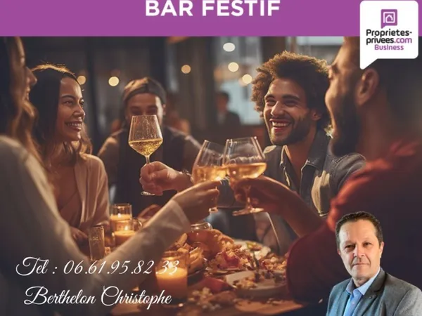 Fonds de commerce bar 65 m²