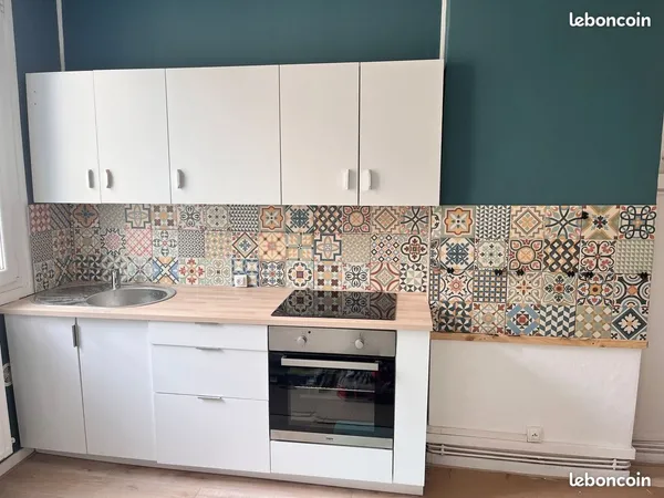A louer F2 meublé 40 m2 centre ville