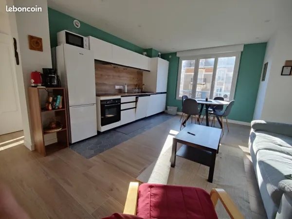 Appartement T3 / 58M² / 2 chambres / Meublé / Ile Verte, Grenoble