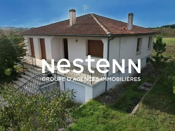 A vendre maison à Nérac de 117 m2 3 chambres, terrain et terrain