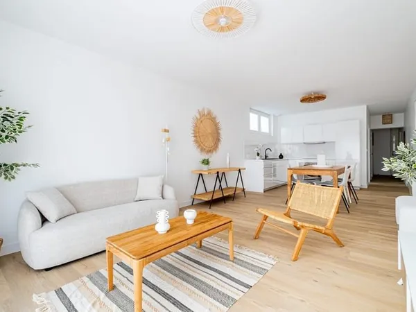 Situation privilégiée : T2 neuf de 56,5 m2 La Baule centre