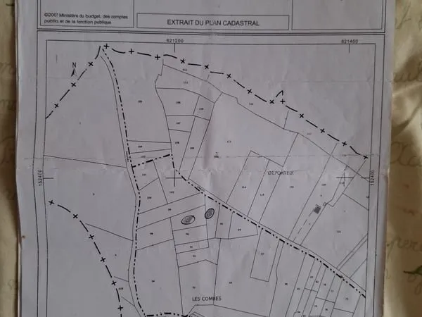 Terrain zone naturelle 1480M2