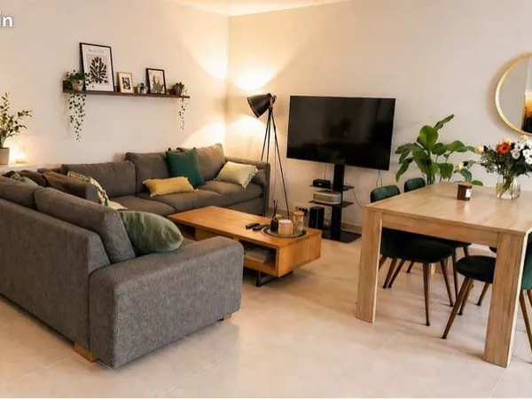 T3 meublé 72 m² + box fermé - balcon - à 10 min Genève - idéal famille / expatrié