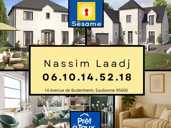 Terrain à bâtir de 541 m² à HERBLAY (95)
