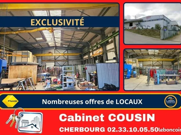 Local industriel 2 200 m²