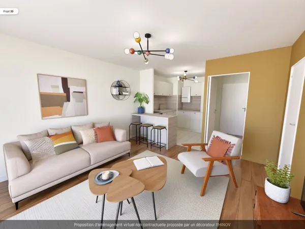 Appartement 2 pièces 41 m²