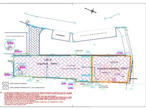 Terrain nu de 600 m²