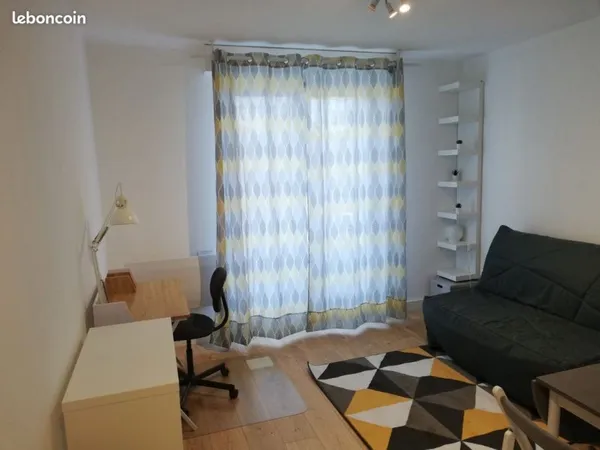 Appartement 18m² meublé à louer à joue-les-Tours